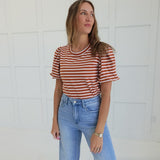 Summer Flare Top - Adobe
