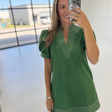 Fable Or Truth Mini Dress - Green