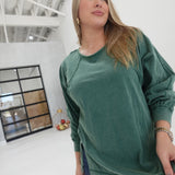 Embracing The Casual Top - Green