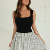 Waldorf Mini Dress - Black
