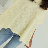 Jana Slub Top - Butter