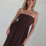 Attention Wanted Dress - Brown