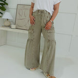 Silo Wide Leg Pants - Mocha