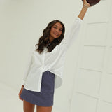Chisholm Striped Skort - Navy GAME DAY