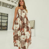 Celeste Midi Dress - Mocha