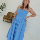 Ponder Midi Dress - Blue