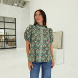 Fall Blooms Top - Hunter