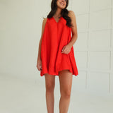 Game Winning Romper - Red