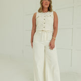 Rue Relaxed Fit Pants - Ivory