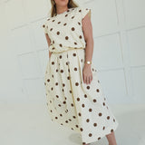 Frenchie Skirt Set - Brown