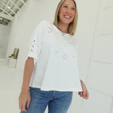 Josie Eyelet Top