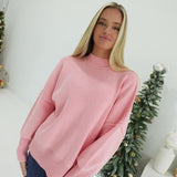 Side Quest Sweater - Pink