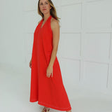 Sweet Vengeance Maxi Dress - Red