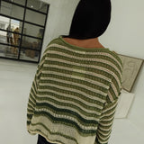 Autumn Air Sweater - Olive