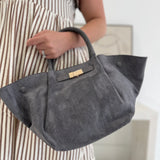 Suede Tote Bag