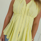 Brighton Top - Yellow