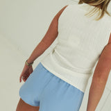 Entangled Sweater Top - White