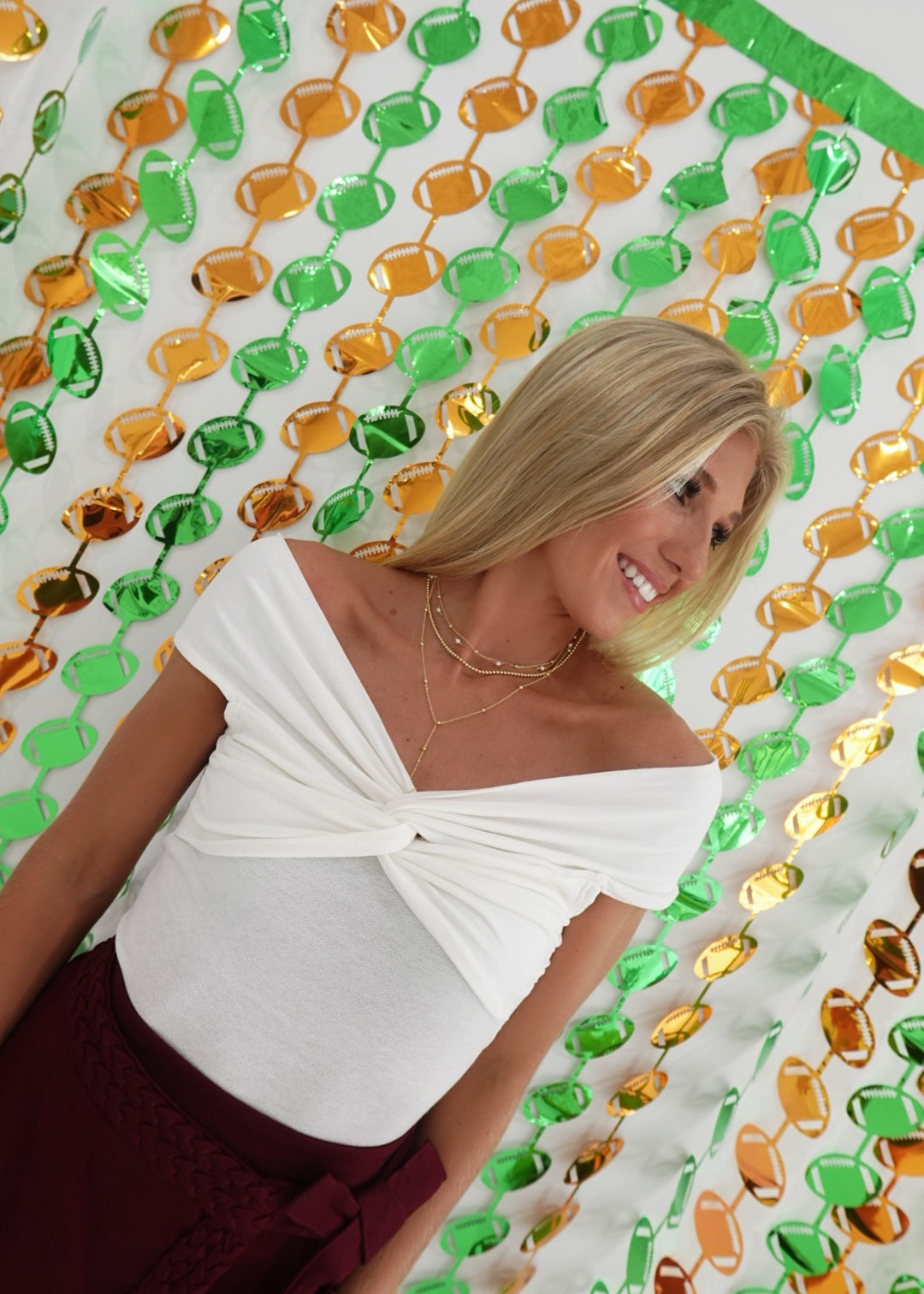 Southern Saturday Top - White