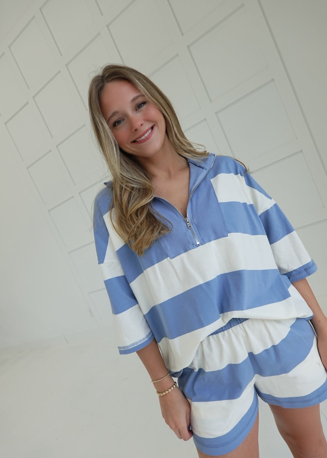 Graham Striped Set - Blue