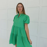 Chaney Mini Dress - Green