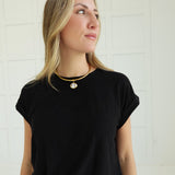 On The Surface Slub Tee - Black