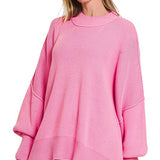 Side Quest Sweater - Candy Pink