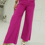 Calhoun Wide Leg Pants - Magenta
