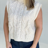 The Clique Sweater Top - Cream