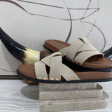 Scoot Suede Sandal - Wheat