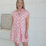 Flamingle Mini Dress - Pink