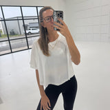 Danny Basic Tee - White