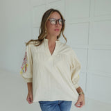 Embers Accented Top