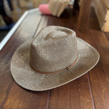 Western Sparkle Hat - Khaki