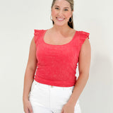 Simple, With Frill Top - Red