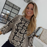 Sly Bell Sleeve Sweater - Mocha