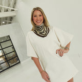Catie Batwing Dress - Cream