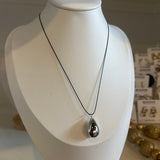 Tear Pendant Cord Necklace - S