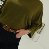 Castor Slouch Top - Olive
