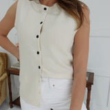 Agnes Sweater Top - Ivory