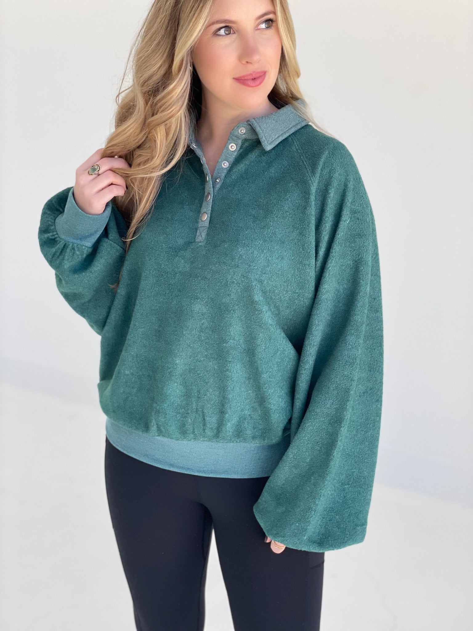 Call It A Night Pullover - Dk Green