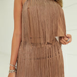 The Fringe Fever Set - Lt Mocha