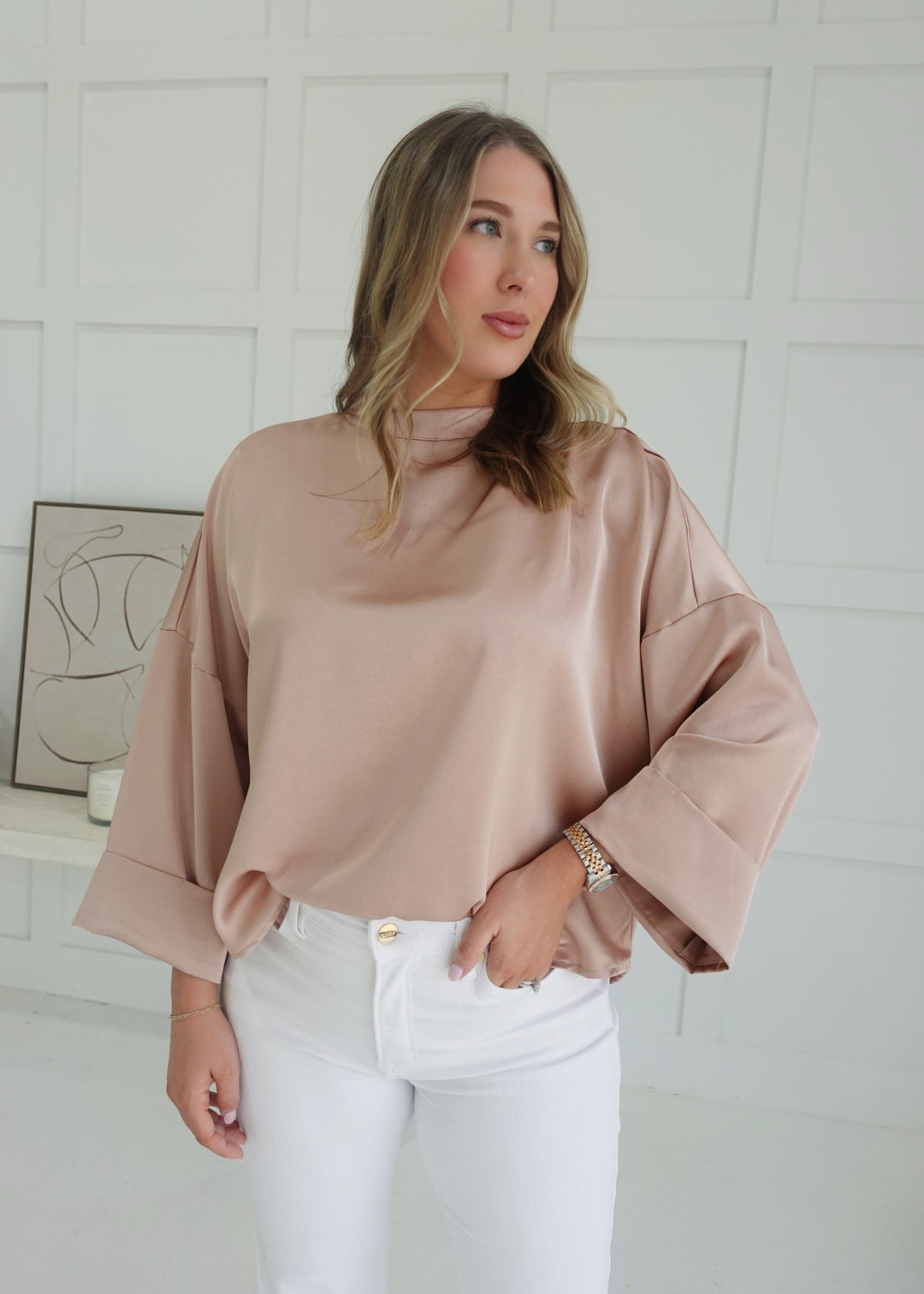 Karmyn Blouse - Blush