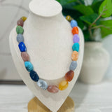 Abstract Stone Necklace