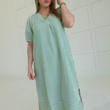 Ida Midi Dress - Green