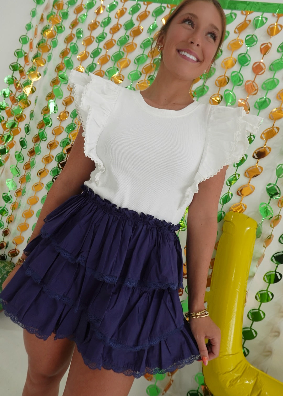 Chicot Ruffle Top