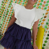 Chicot Ruffle Top