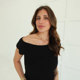 Nala Sweater Top - Black