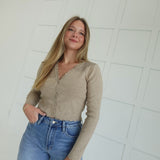 Beg For You Cardi Top