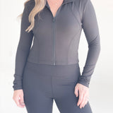 Lola Athletic Jacket -Black