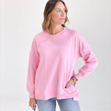 My Boyfriend's Sweatshirt - Dk Pink